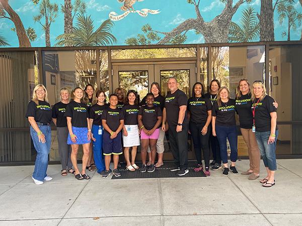 The Oldsmar Elementary staff celebrated Inclusion Day, a day dedicated to recognizing and celebrating people of all abilities, backgrounds, ages, races, religions, genders, and more.